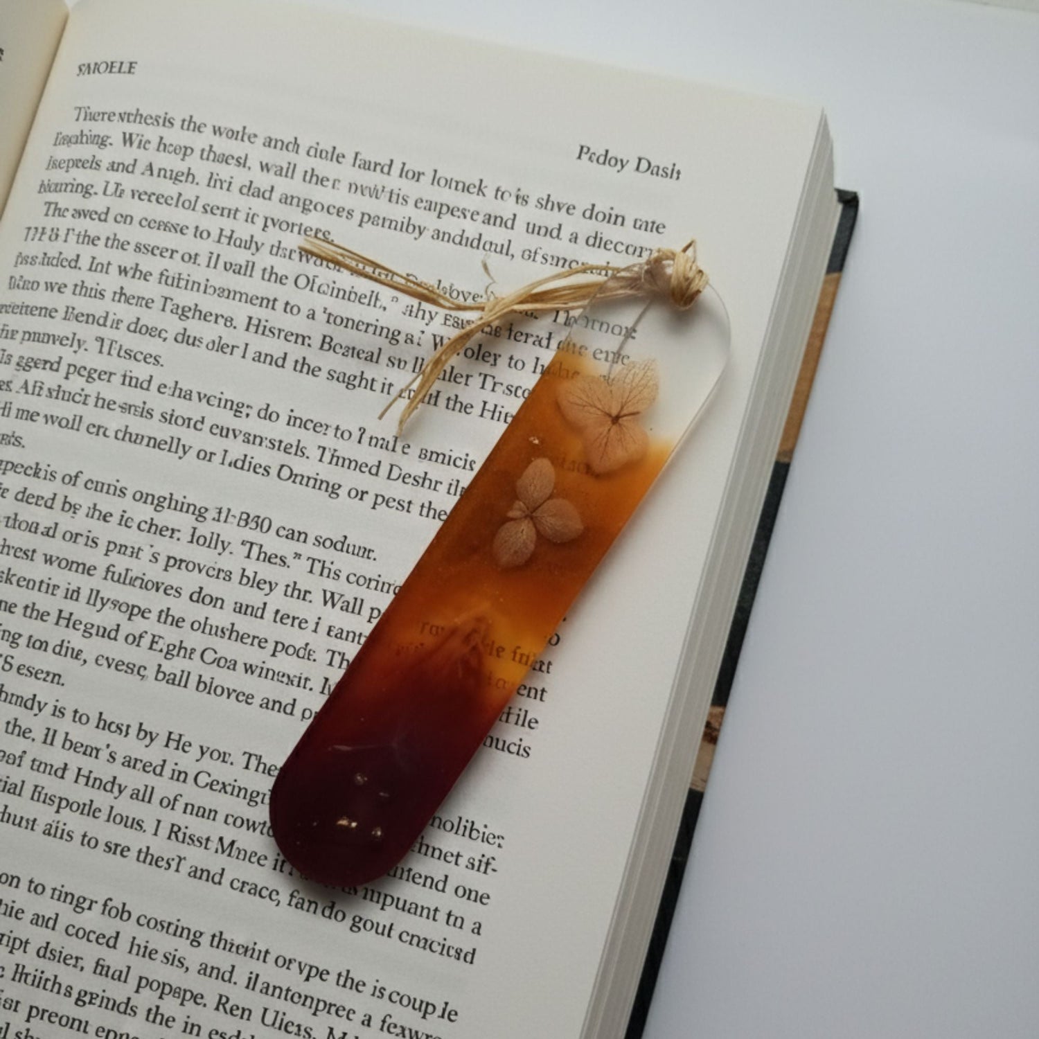 Marque-pages en résine