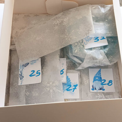 Calendrier de l'Après Noël (25 au 31 Déc.) - 7 Jours de Créations Résine Fait Main