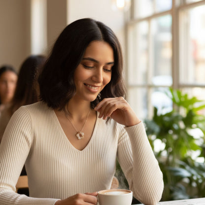 Lot 2 breloques résine fleurs blanc nacré perlé - Pendentifs DIY romantiques - Accessoires artisanaux uniques faits main