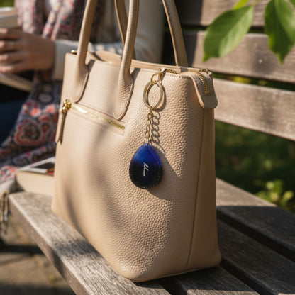 Porte-clés Rune Ansuz Galaxy - Résine Artisanale Symbole Viking